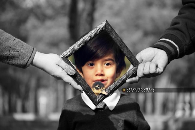 عکاسی کودکان در فضای باز